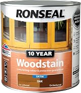 Ronseal 10 Year Woodstain Oak 2.5L view 3