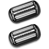 Series 5 Series 6 53B Replacement Head for Braun Electric Foil Shaver, Compatible with New Generation Braun Razors 5020cs 5018s 5035s 5049cs 5050cs 6020s 6040cs 6072cc 6075cc 6090cc (2 Count)