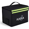 FLASLD Fireproof Explosionproof Lipo Bag with Charge Port - Large Capacity Lipo Battery Storage Guard Safe Pouch