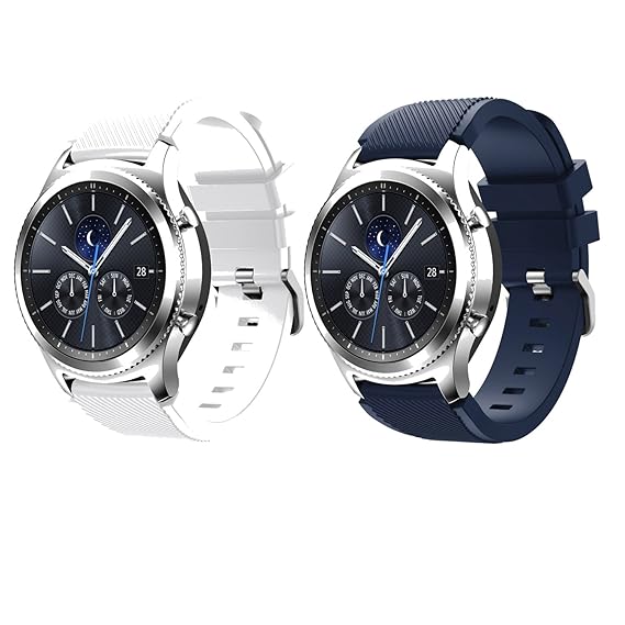 Gear S3 Frontier Band,SENTER Soft Silicone Sport Replacement Band for Samsung Gear S3 Frontier(NOT FIT S2 & S2 Classic & Fit2)