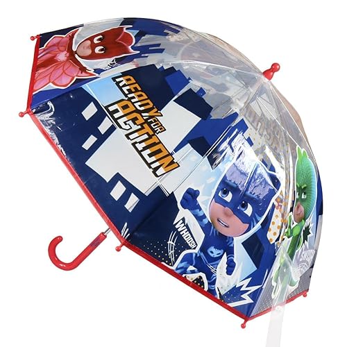 Paraguas transparente de PJ Masks.