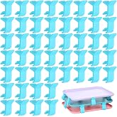 48 PCS Baking Sheet Stackers, Space-Saving Cookie Tray Stacker Clips, Reusable Layered Sheet Pan Stacking Clips, Multipurpose Tray Stackers For Sheets Pans, For Home Kitchen Freeze Dryer Trays(Blue)