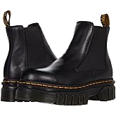 Dr. Martens Women's Audrick Leather Chelsea Boot Black Nappa Lux