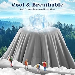 FineMay Cooling Comforter Twin Size, Double-Sided
