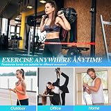 jjshund Resistance Band Set, 4 Tensions, Door Anchor, Handles, Bag view 8