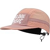 Croogo Short Brim 5 Panel Baseball Cap Mesh Quick Drying Summer Cap for Men Women Lightweight Breathable Sports Hat