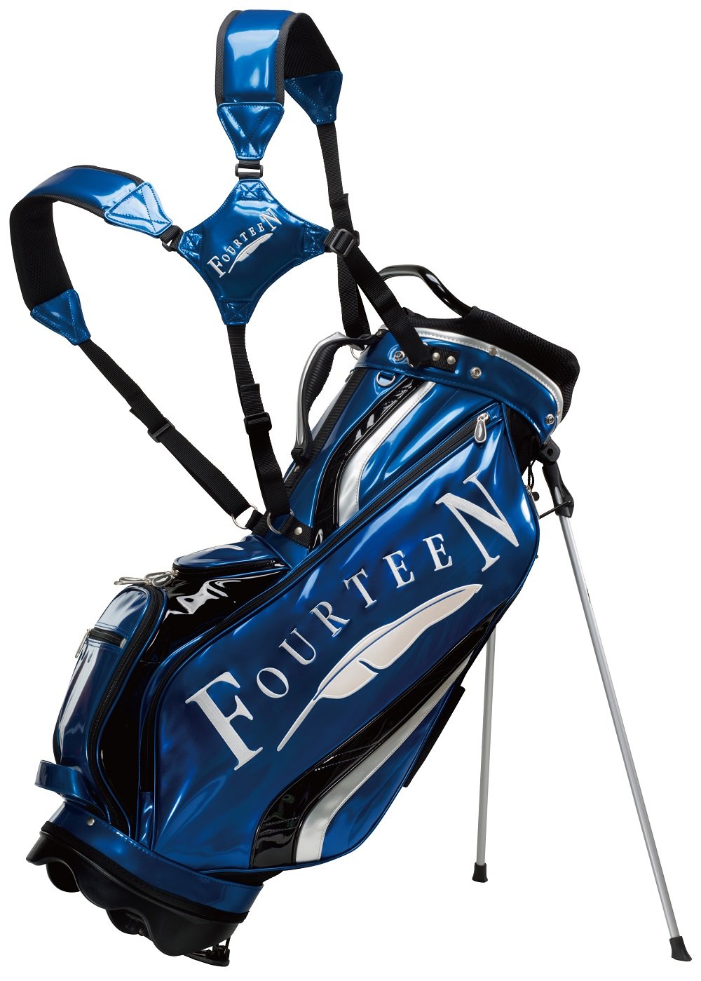 Buy Fourteen Golf Fourteen Stand Bag Blue/White Online at Low Prices in