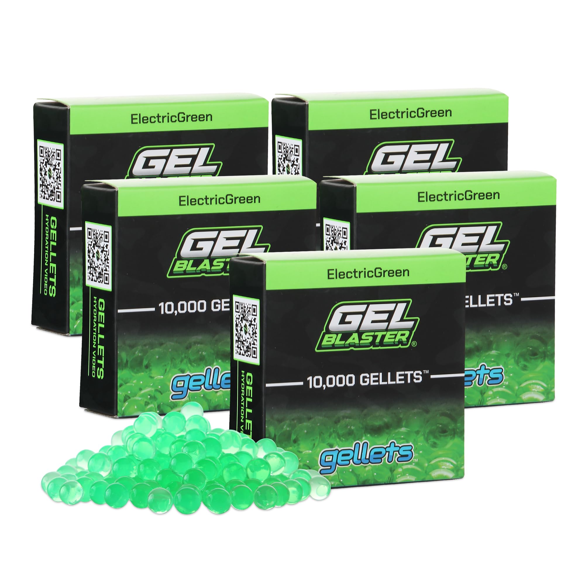 Gel Blaster 50,000 Gellets Refill Ammo - Green - Non-Toxic, Water Based Gel Balls - Made Specifically for Gel Blaster, for Ages 14+ — image 1