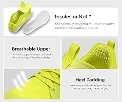 AIRHAS Men's Barefoot Shoes Zero Drop Workout