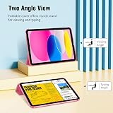ProCase iPad Case A16 11th Gen 2025 & iPad 10th Gen 2022 Pink Slim view 4