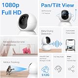 Tapo C200 2-Pack 1080p Pan/Tilt Indoor Camera Baby Monitor Motion 2-Way Audio view 3