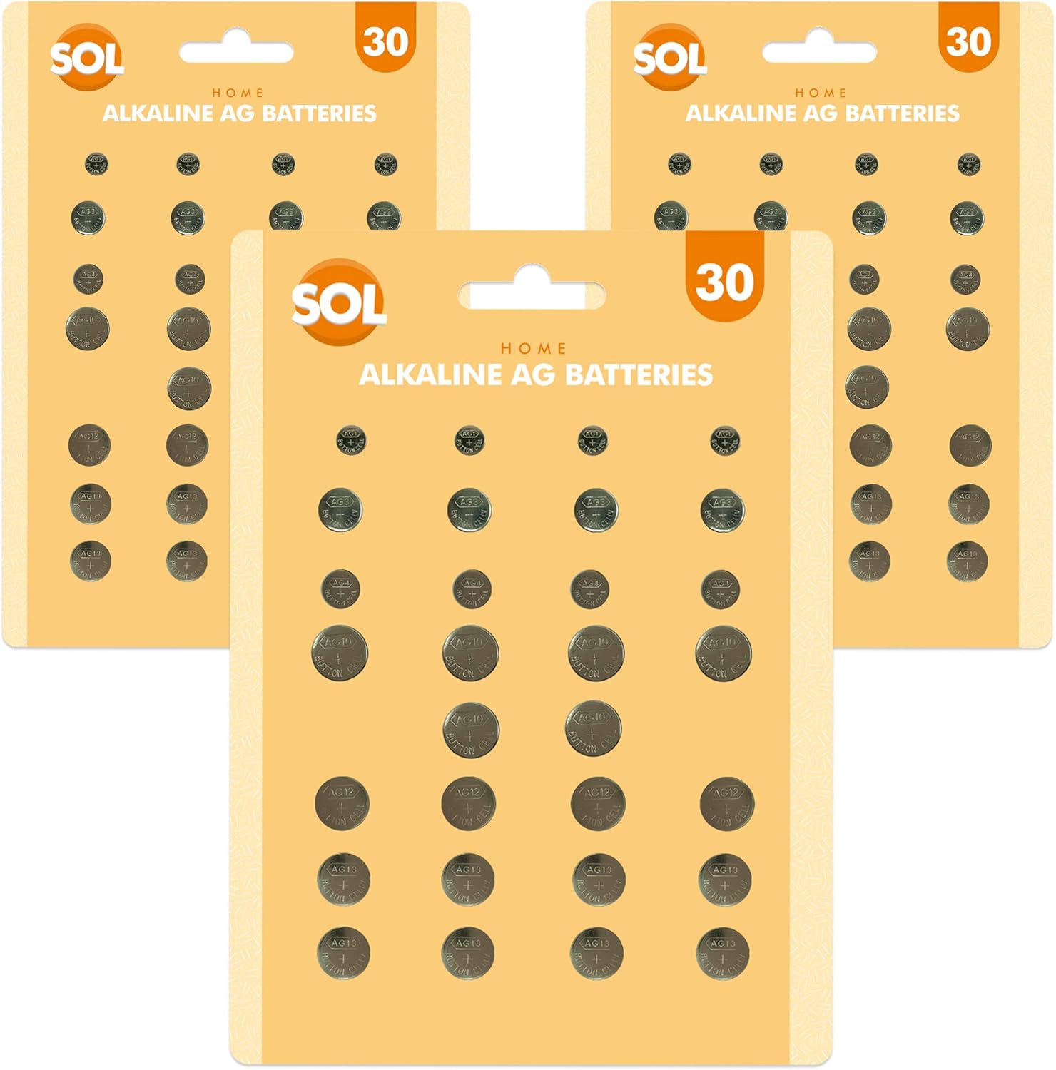 90 x Assorted Button Cell Batteries Alkaline Watch Amazon.co.uk