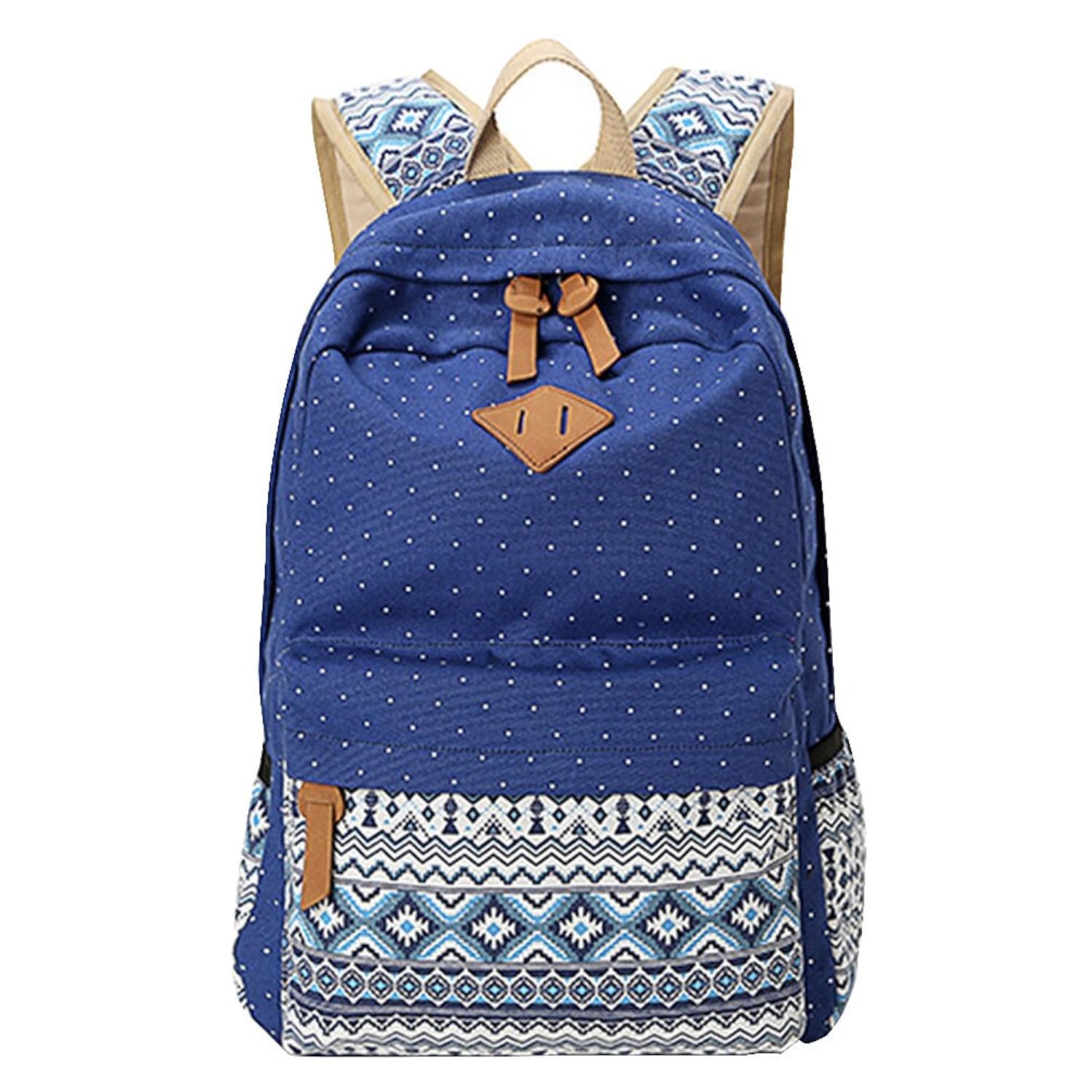 MingTai Backpack Mochilas Escolares Mujer Mochila Escolar Lona Grande Bolsa Estilo Étnico