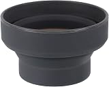 Lifeventure Silicon Ellipse Collapsible Mug Graphite Camping Travel view 2