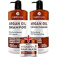 BELLISSO Moroccan Argan Shampoo, Conditioner Set and Hair Mask