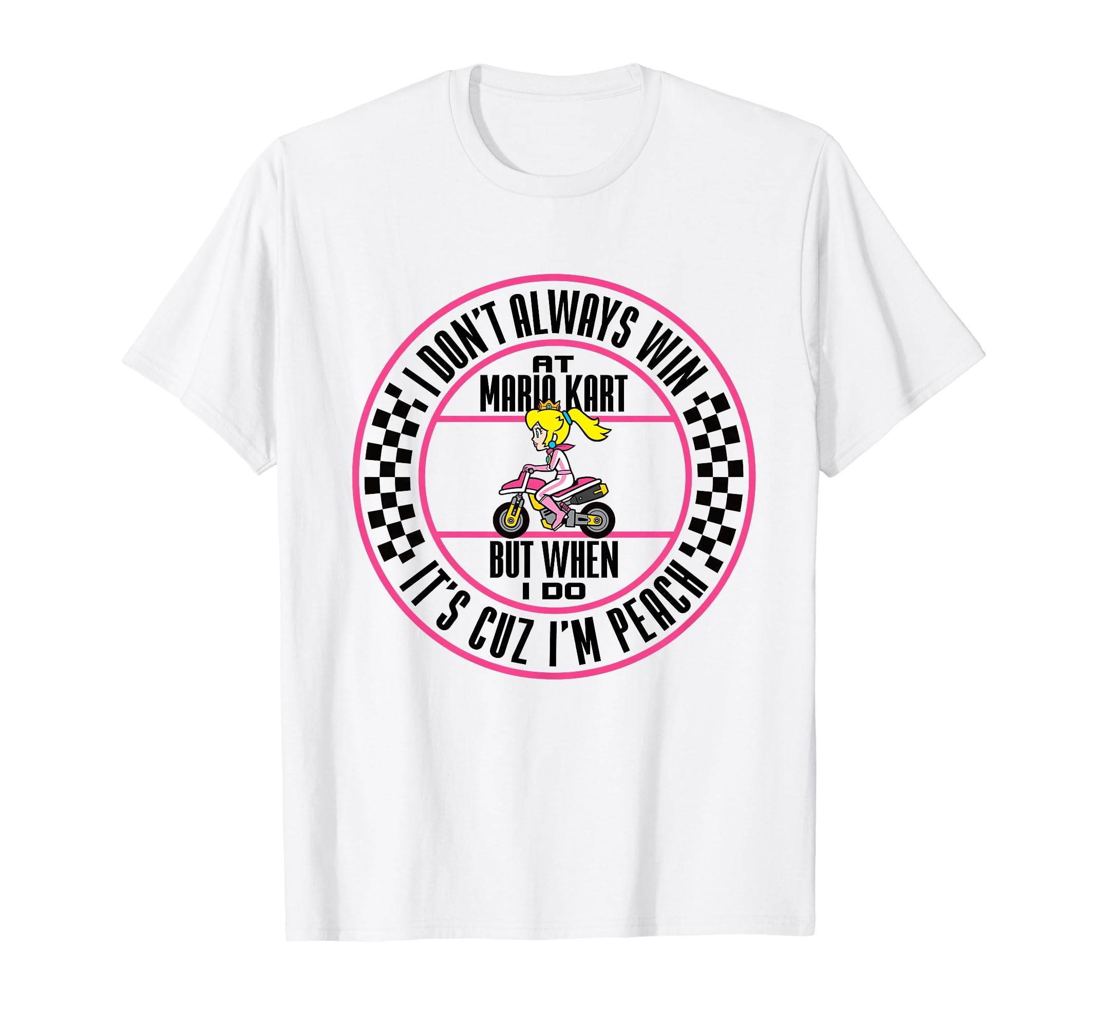 Nintendo Mario Kart Winning As Peach Graphic T-Shirt T-Shirt