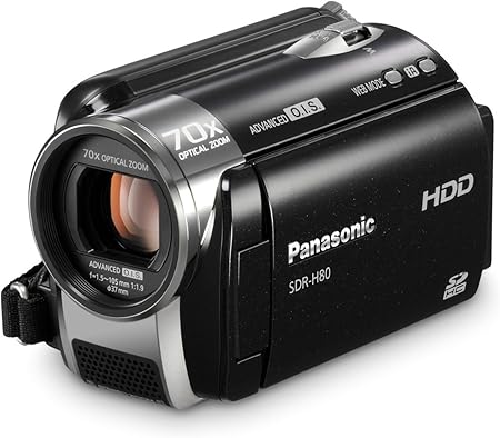 Amazon Com Panasonic Sdr H80 Sd Y Hdd Camcorder Negro Camera Photo