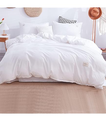 WYFKYMXX Housse De Couette Imperméable Lavable Avec Fermeture Éclair - Motif Petite Marguerite Double
