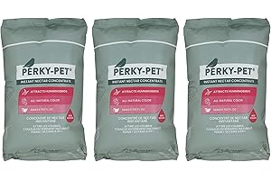 PERKY-PET Perky Pet 244-3 Red 3 Pack 244SFB Original Instant Hummingbird Nectar Concentrate