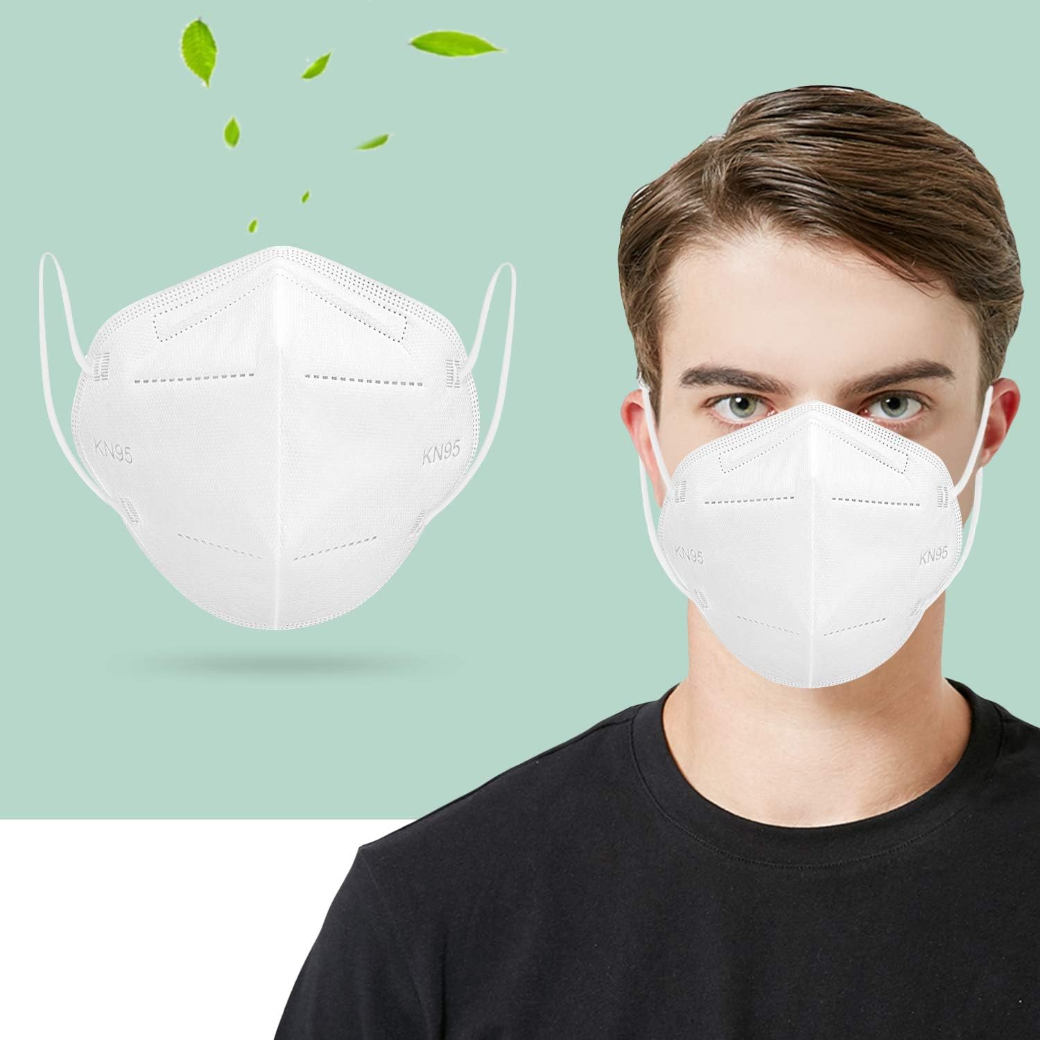 Ufilter 1 Pack Reusable N95 Anti Air Pollution Face Mask With Respirator,Surgical Mask- Anti-Dust,Smoke, Gas, Allergies, Germs and Personal Protective Equipment for Men and Women
