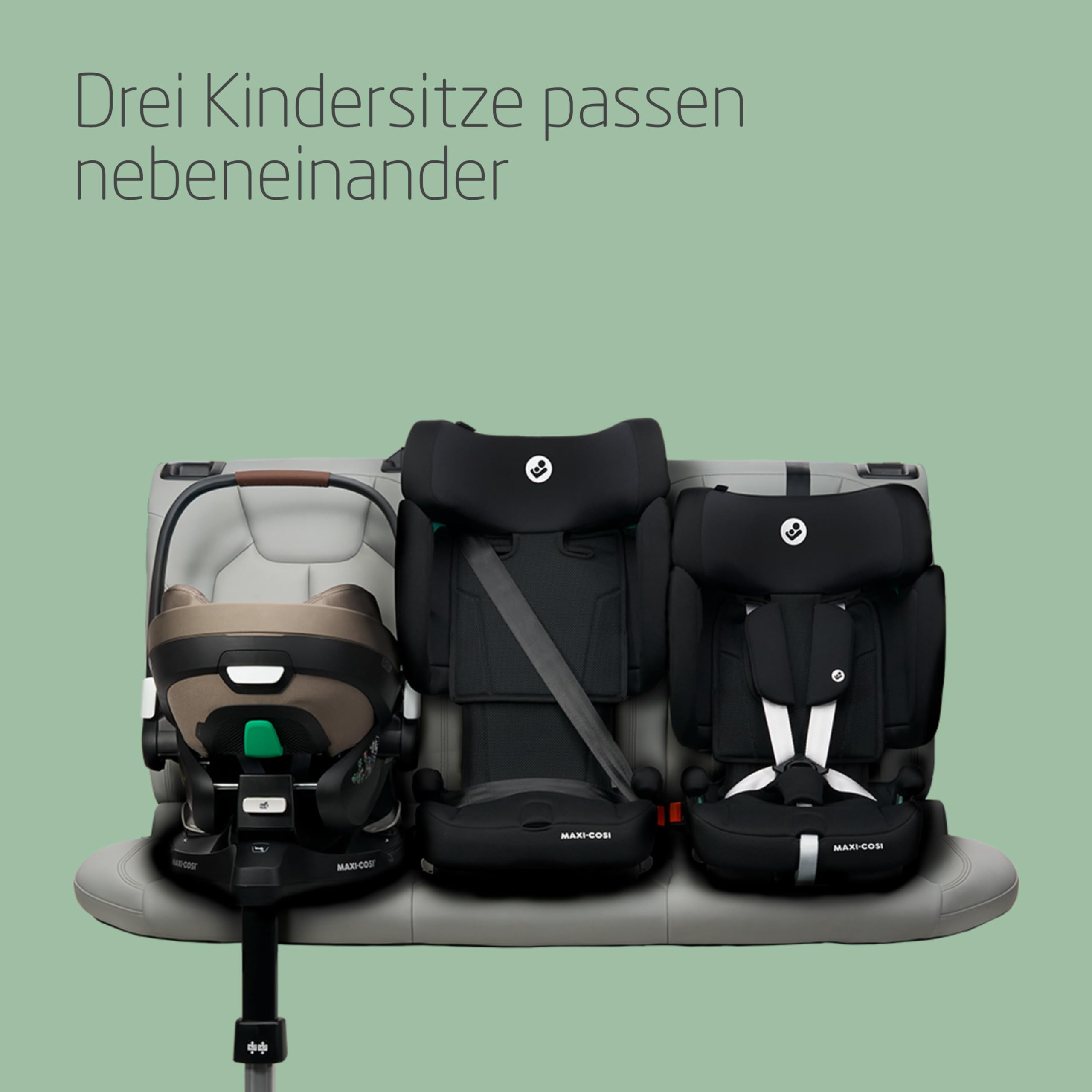 Maxi-Cosi Nomad XL Plus, Mitwachsender Kindersitz 9-36kg, 15 Monate - 12 Jahre, 76-150cm, Klappbarer Kinderautositz, Ultrakompakt & Leicht, G-CELL Seitenaufprallschutz, Reisetasche, Authentic Black 6