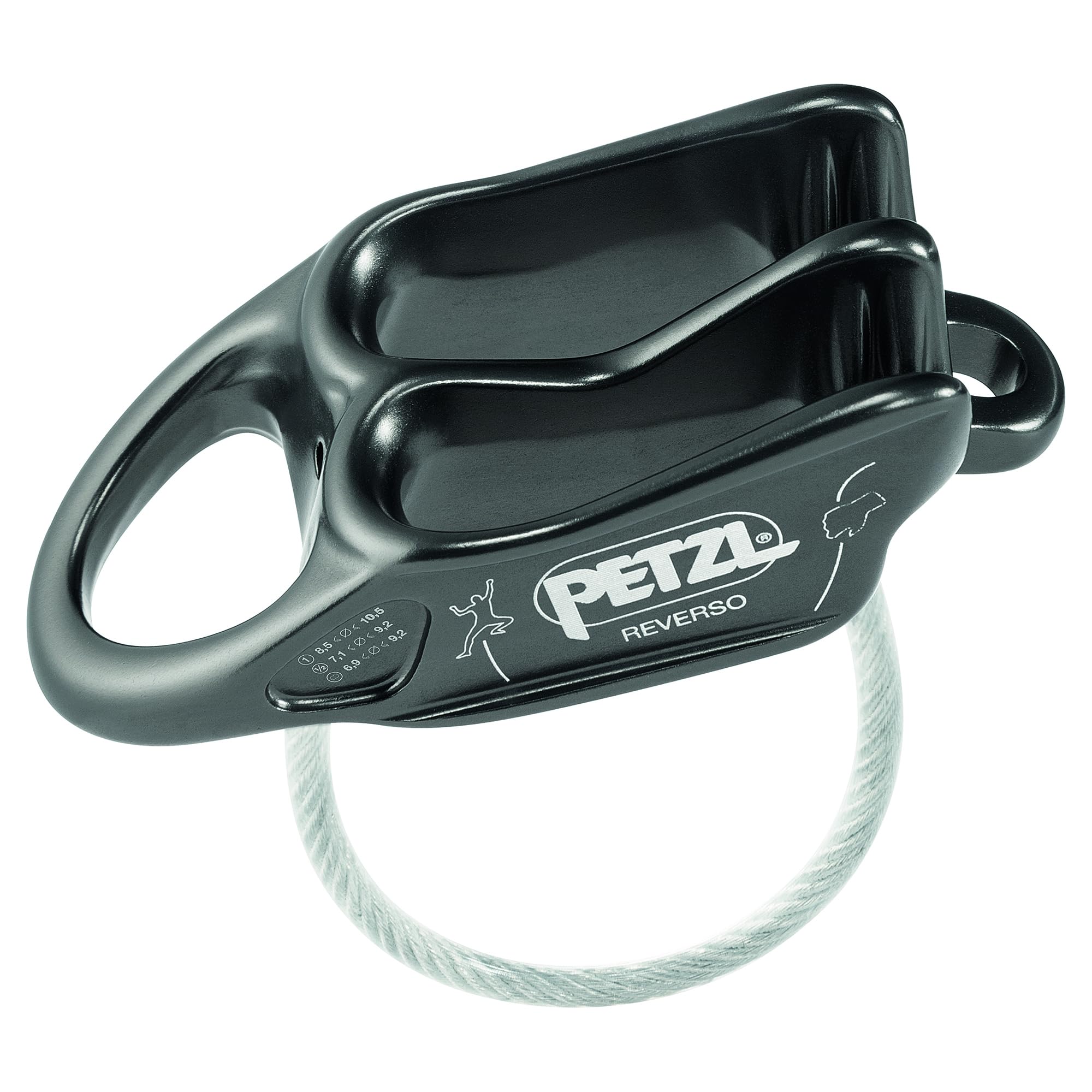 PETZL - Belay REVERSO - Unisex, Gray, One Size