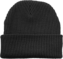KBW-12 BLK Comfortable Soft Slouchy Beanie