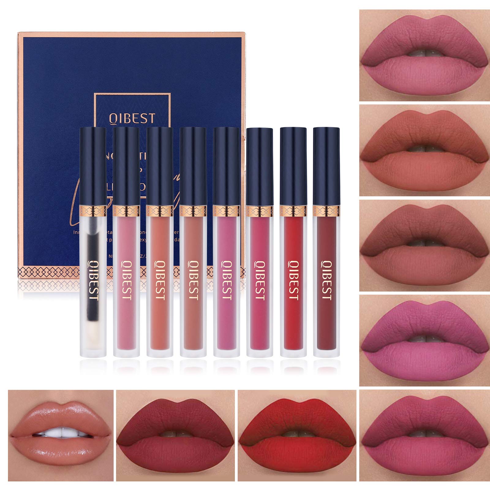 lipstick and makeup set