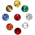 Neerupam Collection Natural Navratna Precious Gemstone 2.5 mm Size Mix Cut Round Shape Loose Gemstone