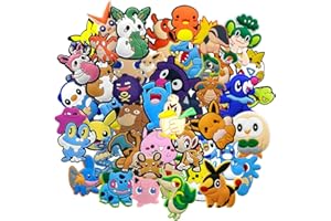 IVASKY 30 PCS Cartoon Shoe Charms for Sandals Shoes, Shoes Decoration, Lovely Shoe Buckles Accessories