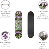 Xootz Complete Kids Double Kick Trick Skateboard 31 x 8 Maple Deck view 7