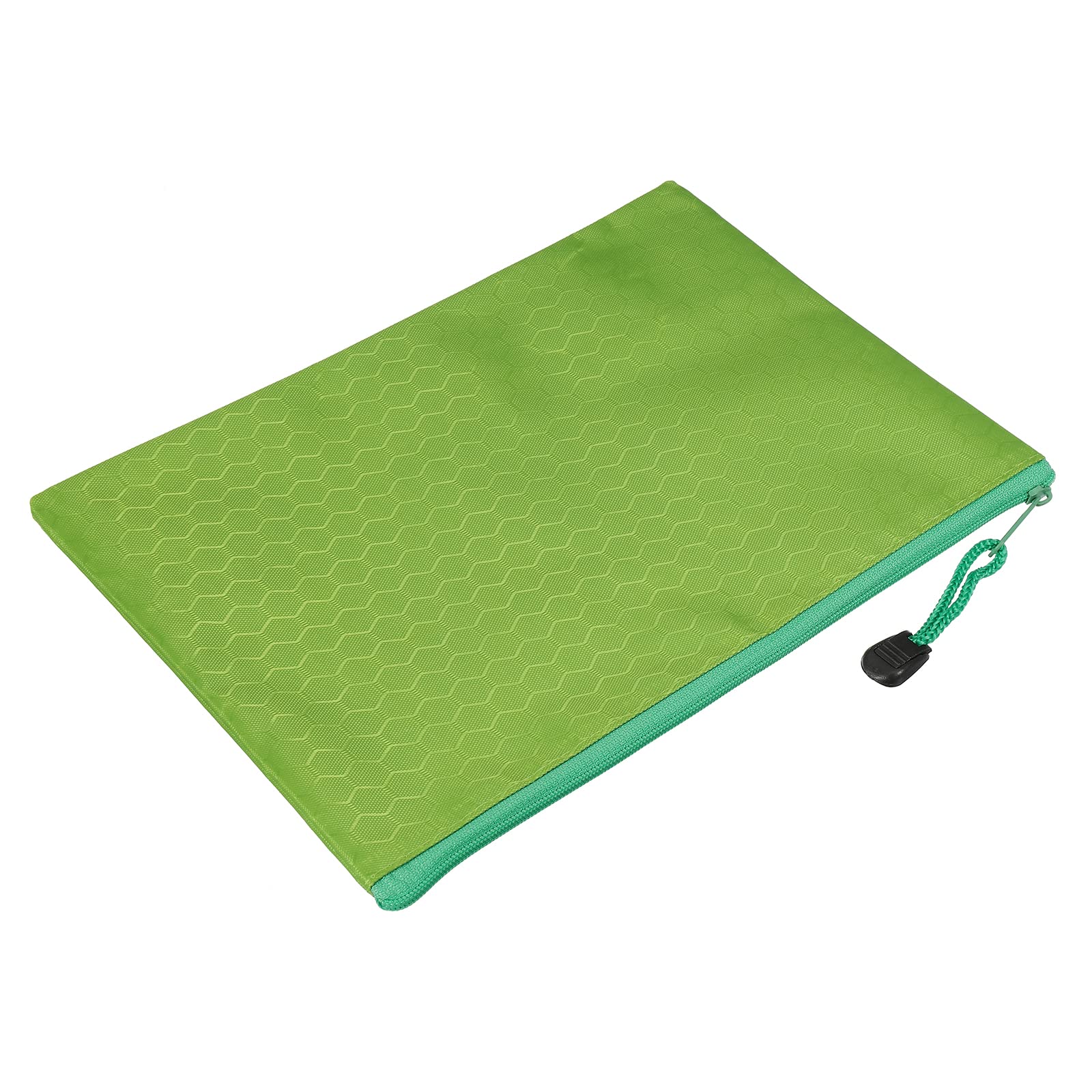 PATIKIL Waterproof Zipper Bags, 10 Pack A5 Pocket File Pouch Storage Accessory for Office Travel Supply, Green