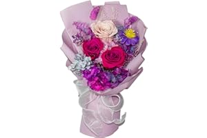 CIGOBY Bouquet of Flowers Flowers for Delivery Free Prime Preserved Roses Fresh Flowers Decoration for Valentine's Day, Mother's Day,Wedding Decor,Birthday Decor and Centerpiece