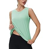 MAGCOMSEN Women's Loose Fit Quick Dry Lightweight Athletic Tank Top