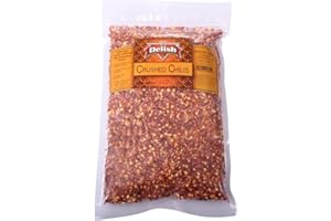Crushed Chilies Red Pepper Flakes by It's Delish, 5 Lbs Bulk Bag – Dried Crushed Red Hot Chili Peppers – Chopped & Dehydrated Vegetable Gourmet Spice Seasoning – Vegan, Kosher