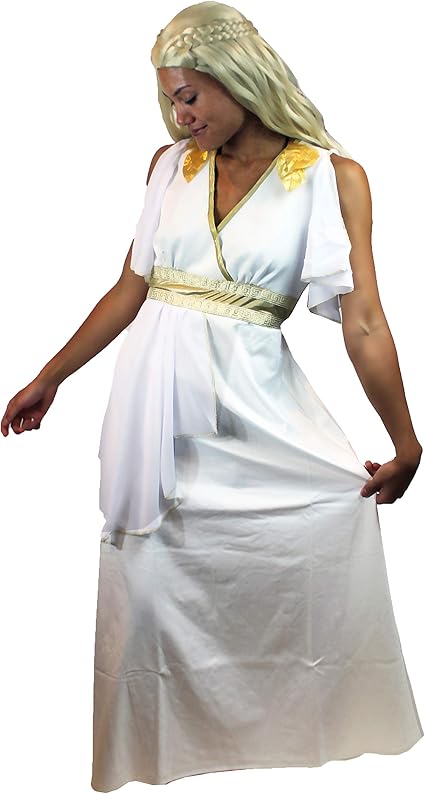 greek goddess white dress