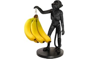 WINKEE 17877 AFFE Banana Holder, Plastic, Black