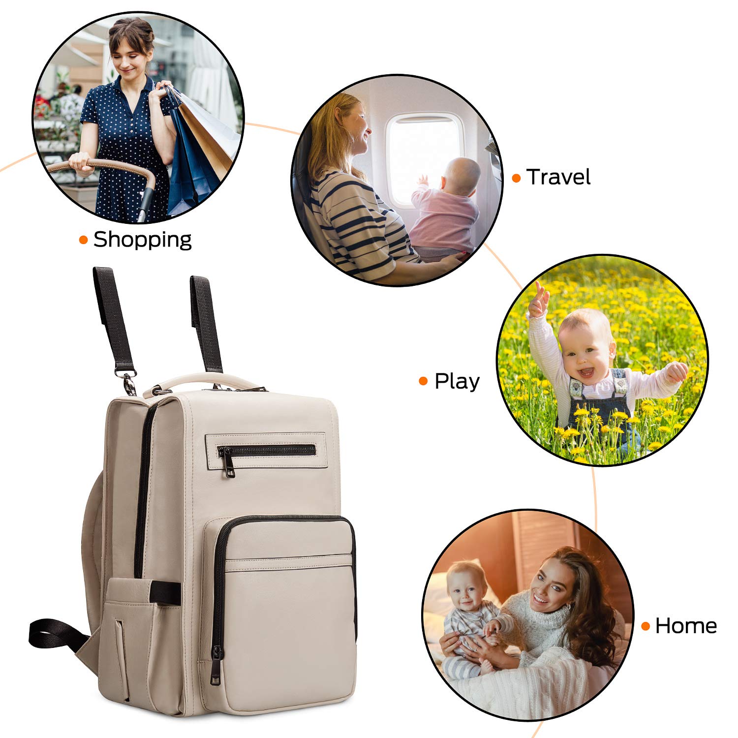 Bolso Cambiador Bebe OVONZO Bolsa Pañales para Maternal Impermeable Gran  Capacidad Bolso Cambiador Mochila Bolsa Pañales Viaje Bolso Cambiador Bebé  Bolsos cambiadores futakuchi-hakata.com