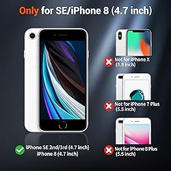 SUPFINE Magnetic for iPhone SE Case 2022 (3rd)/2020