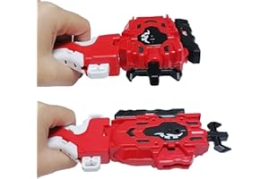 Speder Bey Gyro Blades Launcher and Grip, Battling Burst String Launcher Gyro Light Sparking Left&Right LR Spin Top Compatible with All Bey Burst Series Bey Battling