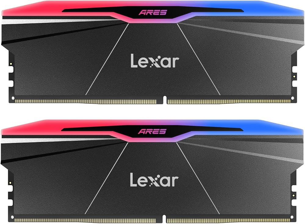 Lexar ARES Gen2 RGB DDR5 32GB (2x16GB) 6000MHz CL28 UDIMM RAM