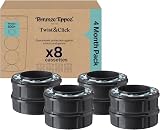 Tommee Tippee Twist & Click Nappy Bin Refills 8 x 10.5m Original Cassettes