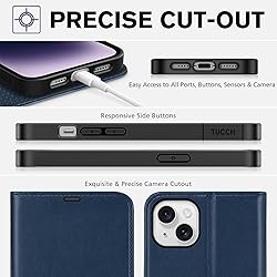 TUCCH Case for iPhone 14 Plus Case Wallet