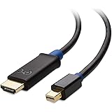 Cable Matters Mini DisplayPort 1.2 (Thunderbolt&trade; 2 Port Compatible) to HDTV Cable Supporting 4K in Black 15 Feet
