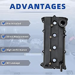 MITZONE Engine Valve Cover Kit Gaskets, Spark Plug