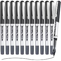 Amazon.com: EYEYE Black Rollerball Pens 12 Pack, 0.7mm Medium ...