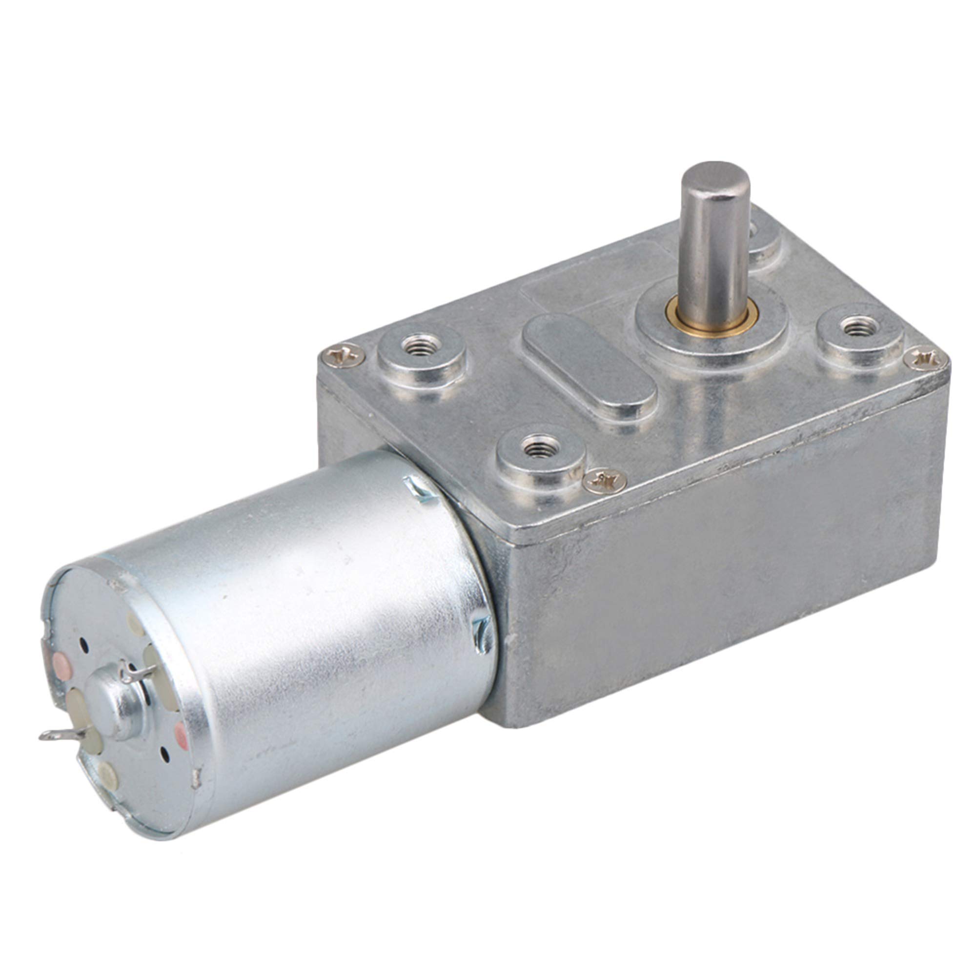 BQLZR DC 12V 0.6RPM Square Low Speed High Torque Turbo Geared Motor Right Angle Gear Motor