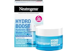 Neutrogena Hydro Boost Skincare Set, Hydro Boost Fragrance Free Gel Cream Face Moisturizer, 1.7 fl oz, & Trial Size Hydro Boost Fragrance Free Hydrating Gel Facial Cleanser, 0.5 fl oz