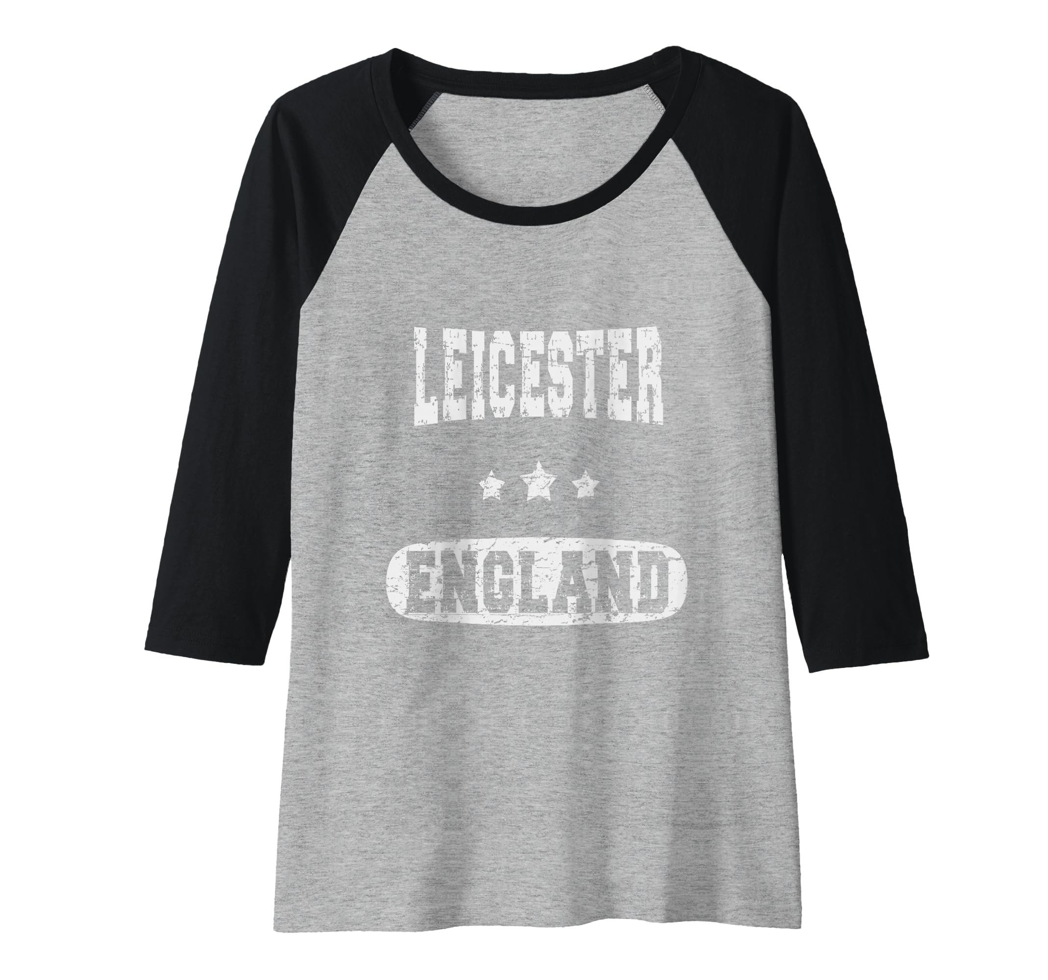 Vintage Leicester England Raglan Baseball Tee