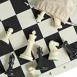 ELONGDI Tournament Chess Set with 20" Silicone